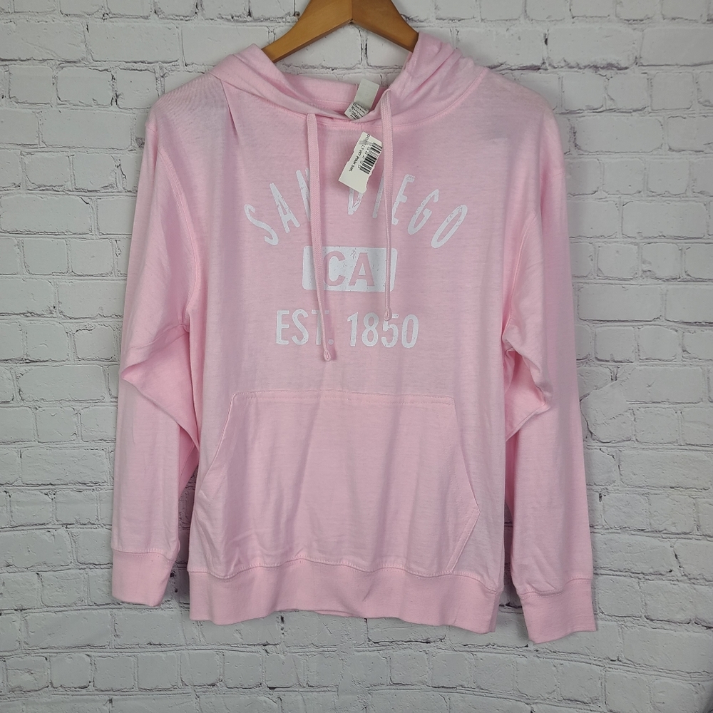 AMS San Diego Pink Hoodie Sz S.